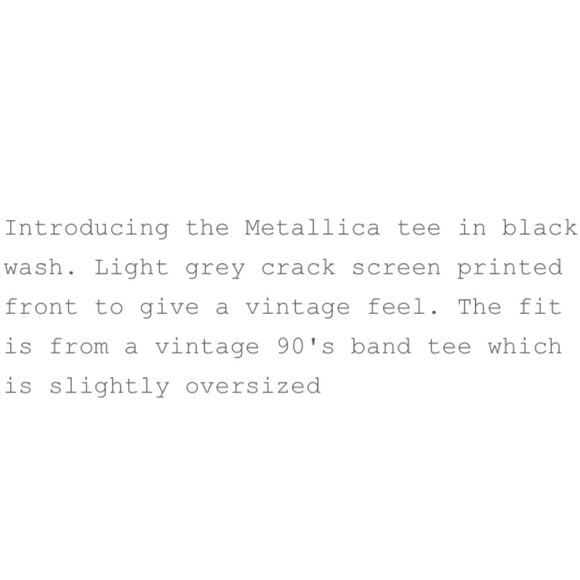 Metallica Vintage T-shirt Distressed Grunge Metallica Rock Band Concert Tee - Picture 15 of 15